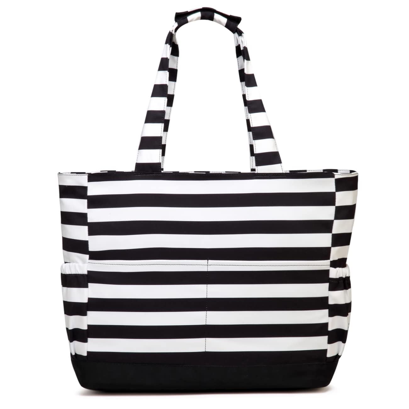 VASCHY Beach Bag for Women Large Waterproof Sandproof Fold-able Packable Pool Tote Bag w Zipper Pockets