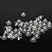 50Pcs Topes Siliconas De Pendientes Con Cojines De Plástico Earrings Back Clutch