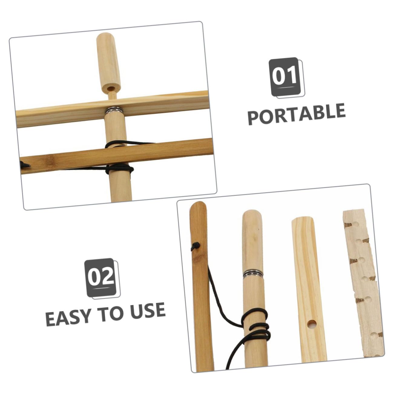 HANABASS Drill Starters Compact Portable Fire Tool for Camping Hiking Outdoor Activities