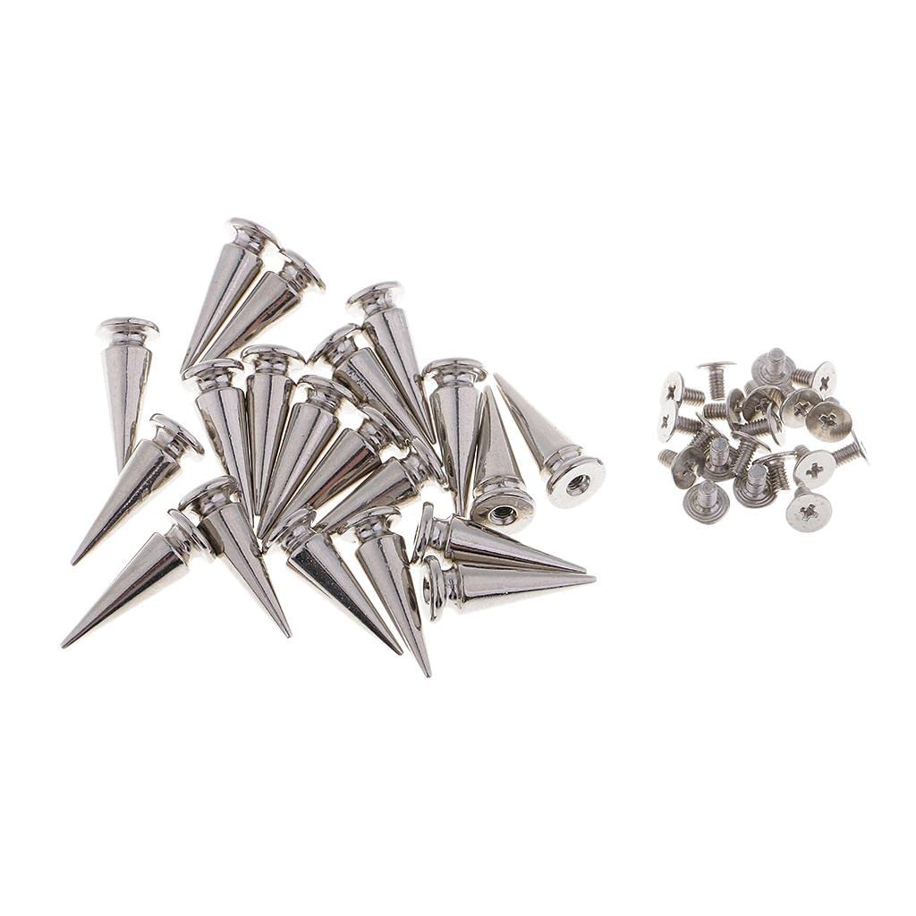 CALANDIS 20 Set Silver Metal Cone Screw Metal Studs Leathercraft Rivet Punk 7 X 19Mm | Studs, Rivets & Tacks | Leathercraft Accessories | Leathercrafts | Crafts-image-15