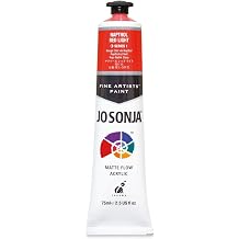 CHROMA Jo Sonjas Artist Acrylic - Naphthol Red Light, 2.5 oz tube