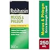 Robitussin Extra Strength Mucus & Phlegm Syrup, Alcohol Free, Cherry Flavour, Packaging may vary