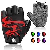 HTZPLOO Cycling Gloves for Men...