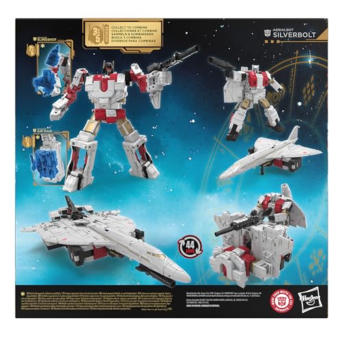 Image of Transformers Age of the Primes Commander Class Aerialbot Silverbolt, 7-inch Converting Action Figure, Robot Toys for Ages 8+