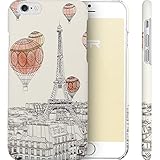 iPhone 6 Plus Case, ESR Illustrators Series Protective Case with Aesthetic Print Illustration Hard Back Cover for iPhone 6 Plus [5.5 inches] (Fascinating Paris)