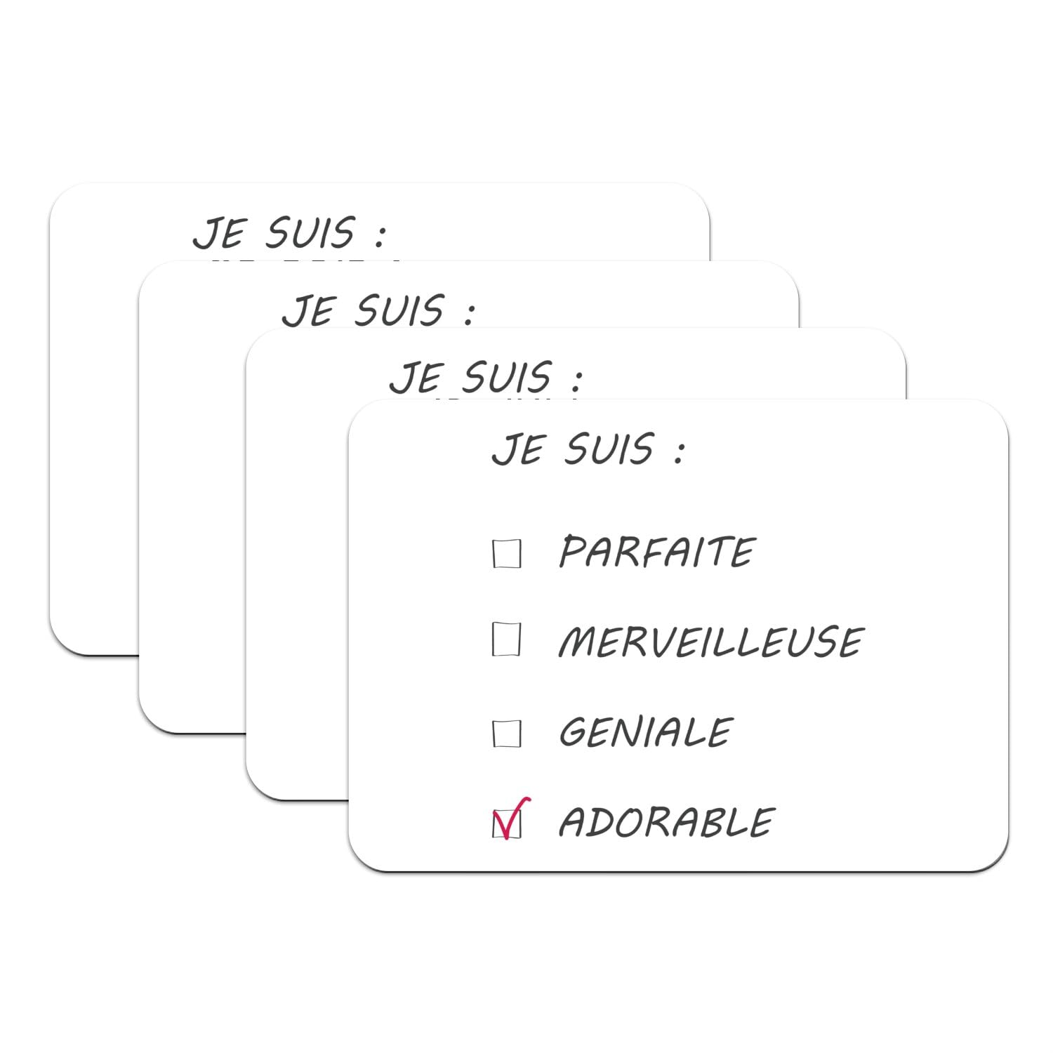 Sets de table antidérapants grand format pour éviter les glissades au repas