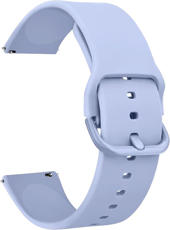 Quick Release Watch Band for Women Men, 20mm 22mm Watch Strap Soft Rubber Adjustable Replacement Wristband