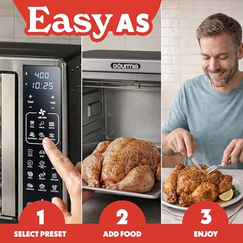 Gourmia GTF7465 6-Slice Air-Fryer Toaster Oven — view 10