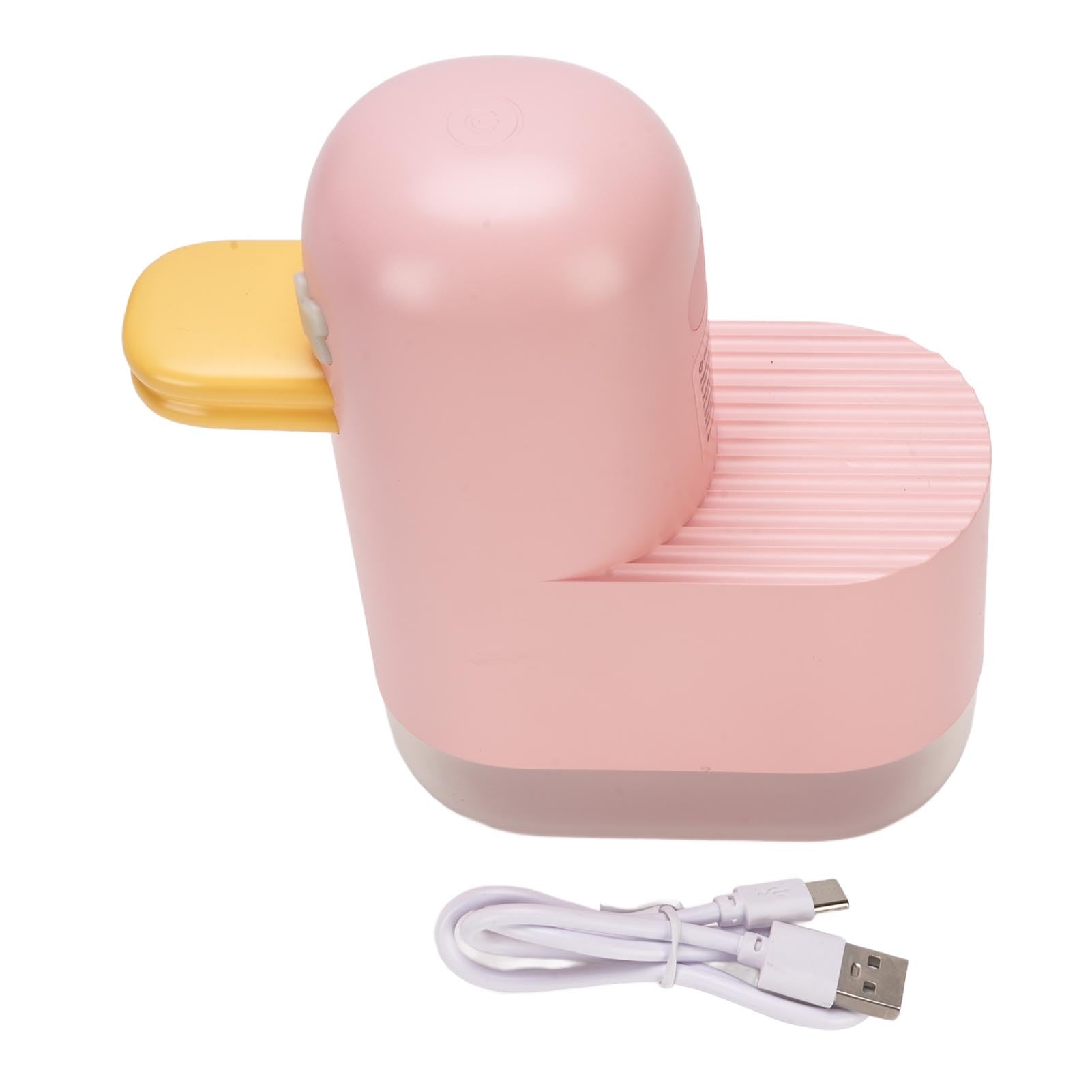 Cosiki Dispenser Automatico di Schiuma a Forma di Anatra, Dispenser Manuale con Rilevamento Intelligente, con Sensore Ad Alta Precisione con Batteria Ricaricabile da 1200 MAh, Ideale per Bagno, e