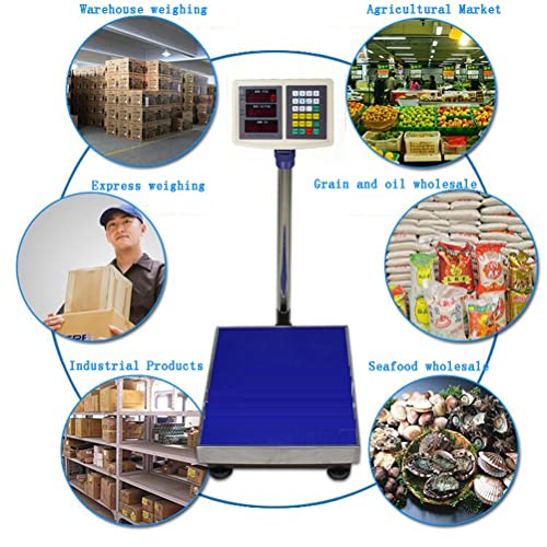 Báscula Industrial Plegable Plataforma 75kg LCD miniatura 4