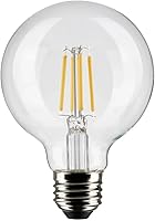 Vista 1 de Satco S21235/06 - Bombillas LED E26 de 6 W, 3000 K, clasificación de 15000 horas, regulables, paquete de 6