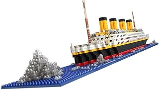 YTYC Titanic Model Building Block Set, Micro Blocks Toys Educational Toy (1860pcs)