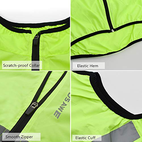 WOSAWE Gilet da Ciclismo da Uomo Leggero