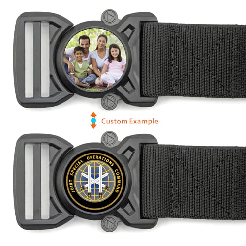 Custom Nylon Belt Personalized Gift Breathable Tactical Men Ratchet Waist Belt, Customizable Alloy Belt Buckle4