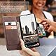 caseme Handyhülle für Samsung Galaxy S22 5G Hülle Premium Leder Klappbar Flip Case Magnet Kartenfach Standfunktion Tasche Schutzhülle für Samsung Galaxy S22 5G (6.1 Zoll) - Kaffee