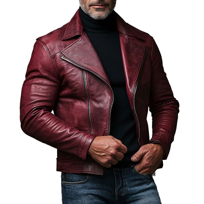 DMC Devil May Cry Dante Costume Maroon Leather Jacket