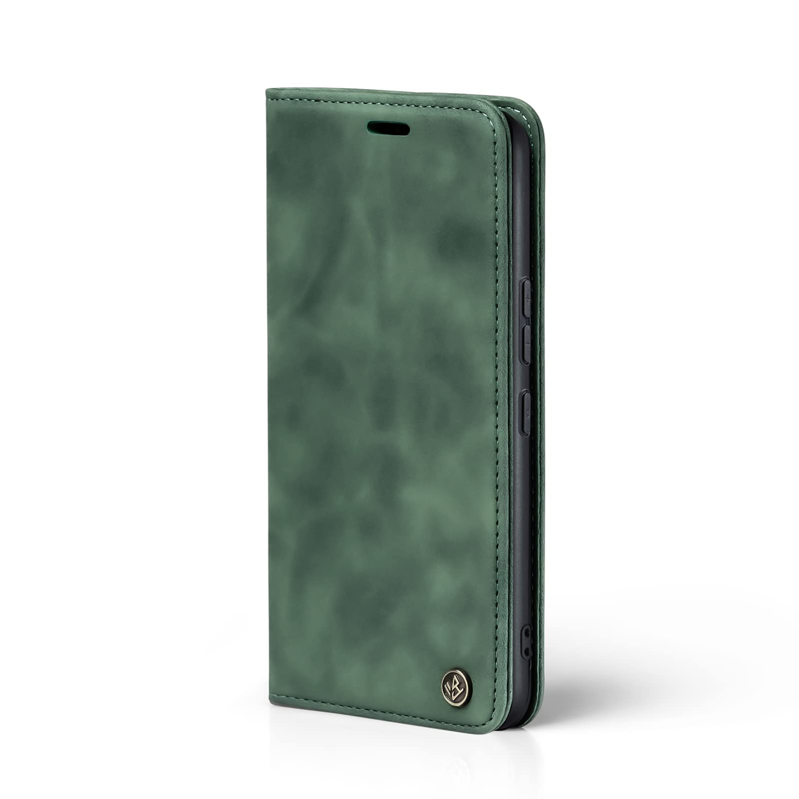 LBH Custodia per Xiaomi 15T Pro in verde con scomparto per carte
