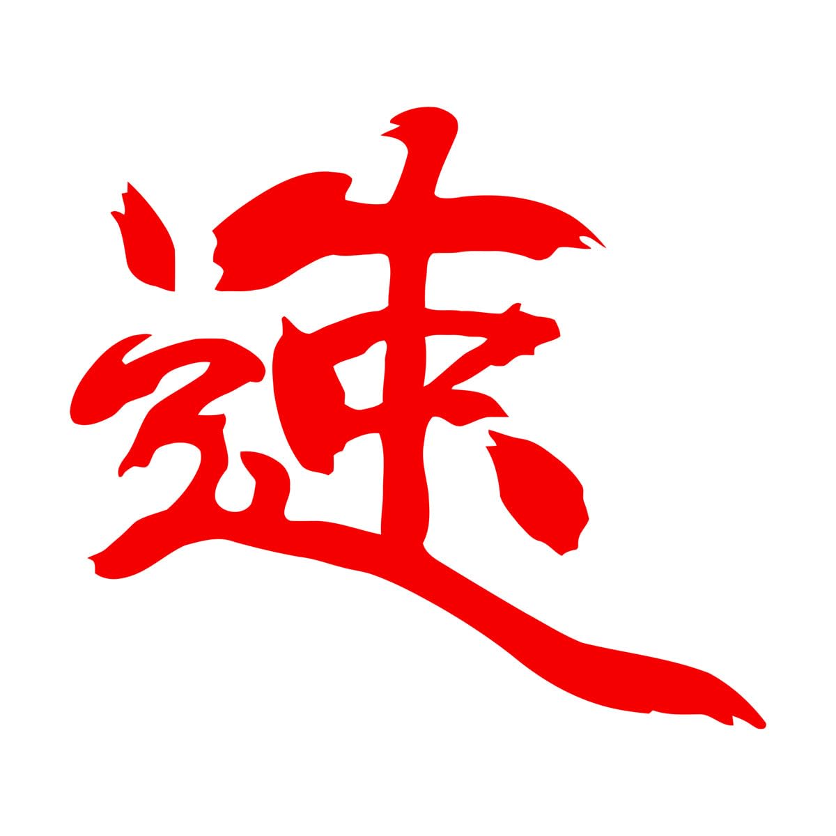 Chinese Sketch Fine Carving Stickers 81x91.8cm Easy Installation Extra Large red โ image 1