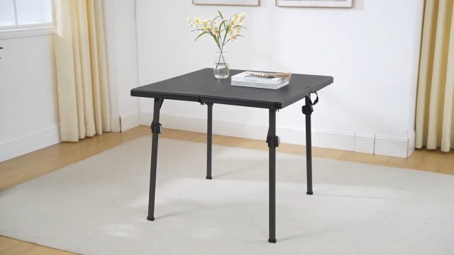 Amazon Basics AMZ-34FTHT-BK 34 inch Folding, Card Table, with