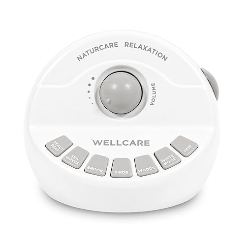 WELLCARE-Naturcare Sound Relaxation, White Noise, 7 Nature Sounds, Sleep Sound