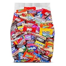 Bulk Assorted Chocolate Candy Variety Pack 2lb - Bulk Candy Individually Wrapped Chocolate for Party Favors & Pinata Stuffers - 2 Pound Candy Variety Mix