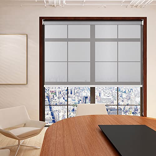 Sulugood Cordless Light Filtering Roller Blinds Window Shade, Uv Protection Fabric, Easy Installation Solar Shades For Windows, Hotel, Office, Home,Black.custom Sizes #TOP7