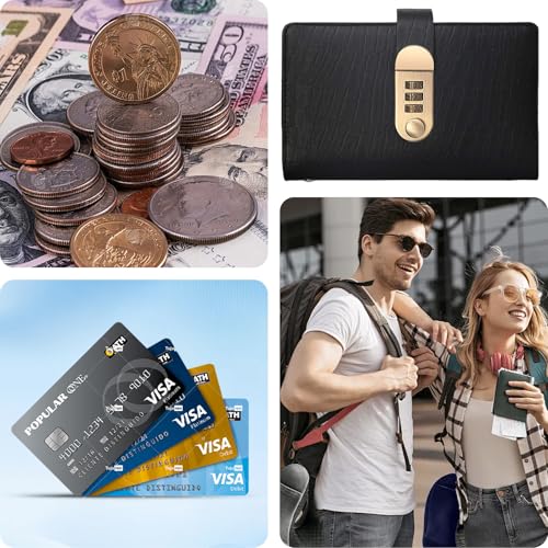 Budgetplaner, Sparbuch FüR Geld, Geld Sparen Mappe, Budget Planer, Sparen, Verriegeltes Bargeld Sparherausforderung Buch, Budgetplaner Mit 100 Seiten Organizer FüR Frauen MäNner AnfäNger AusflüGe ﻿