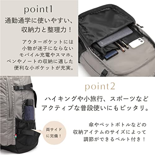 グッシオ 大容量 リュック 121001 の商品画像 3