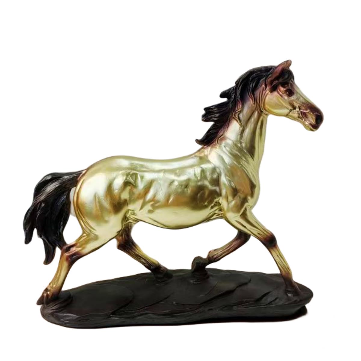JXCBXJ Escultura de Caballo,Estatua de Resina de Caballo,decoración de Animales del hogar, Figura de Arte de Caballo, Escultura Decorativa, para decoración del hogar y la Oficina