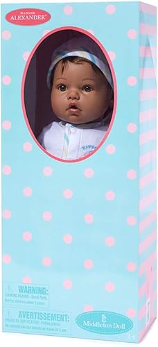 Vista 13 de Madame Alexander Munchkin Tono de piel clara/cabello rubio fresa