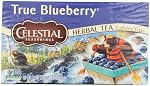 Pack of 1 x Celestial Seasonings Herbal Tea - Caffeine Free - True Blueberry - 20 Bags