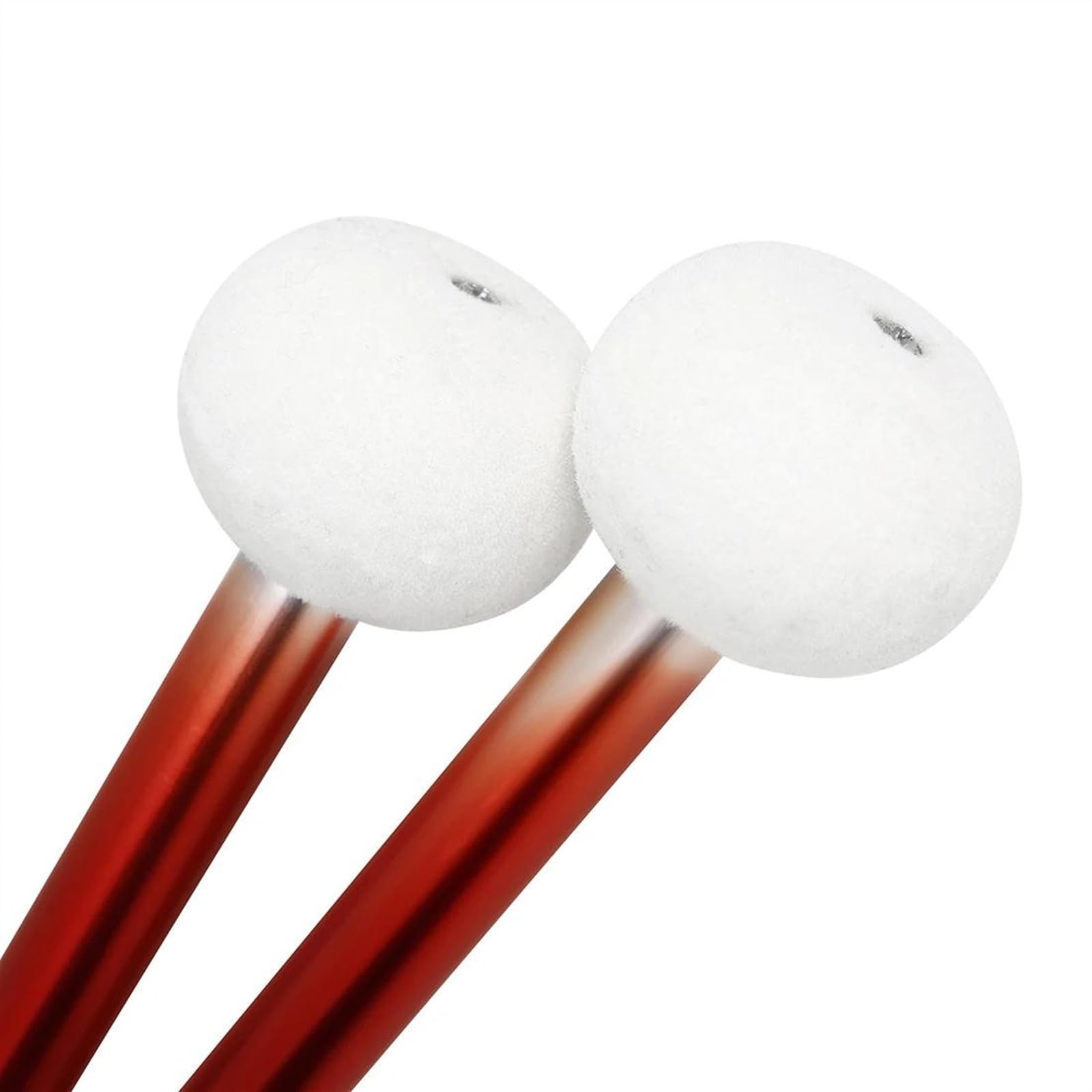 Baquetas para Principiantes Mango De Aleación, Baquetas De Bajo, Cabezal De Fieltro, Accesorios De Tambor De Percusión, Piezas De Música