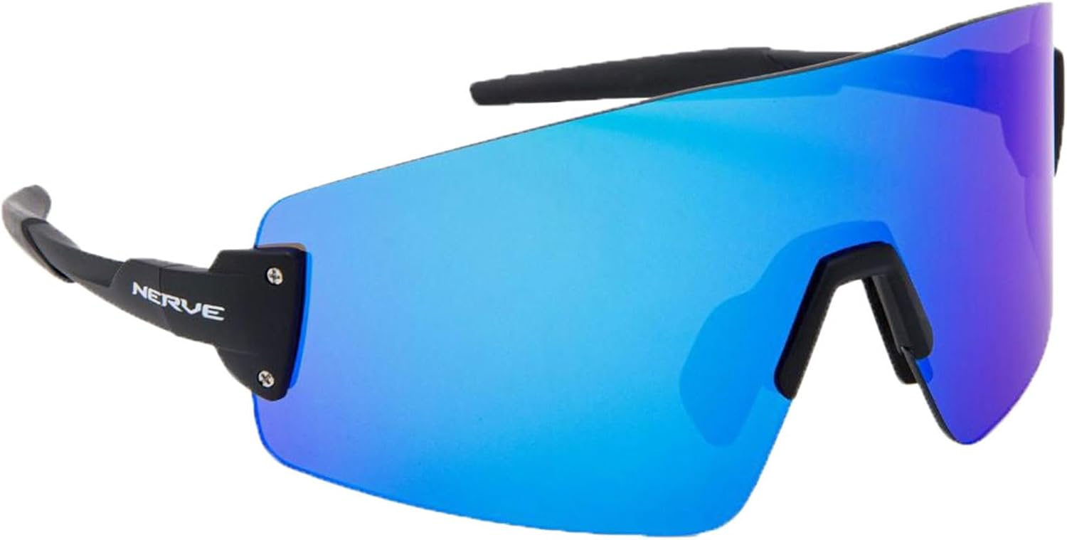 Optic Nerve FixieBLAST Premium Performance Sport Sunglasses - Shield Frame, UV Protection, Anti-Glare - Unisex Fit