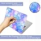 Laptop Haut Aufkleber Aufkleber, 12 13 13,3 14 15 15,4 15,6 Zoll Laptop Vinyl Aufkleber Abdeckung Schutz Notebook (2 Handgelenk Pad), wasserdicht abnehmbar, romantisch Sternenhimmel Nachthimmel