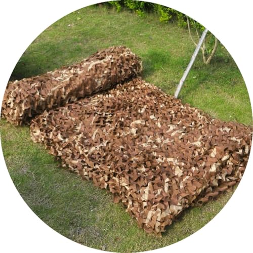 Red De Camuflaje De Tela Oxford 150D para Exteriores para Decoración Camping Caza Protección Solar para Balcón Y Jardín Color Desierto 3.0 M X 4.0 M 3.0 M X 5 M(2mx12m=6.6ftx39.4ft)