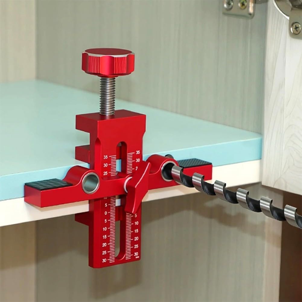 Outil d'installation de porte d'armoire à double trou pour perçage de panneau