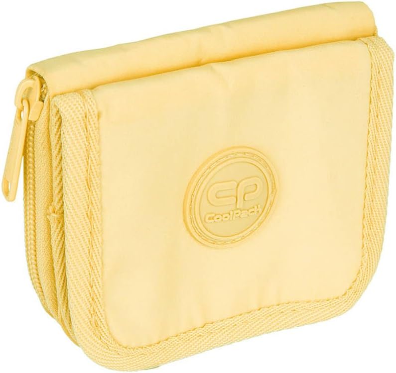 Coolpack Unisex Kids Hazel Pastel/Powder Yellow Wallet, yellow, 12 x 10 x 2 cm