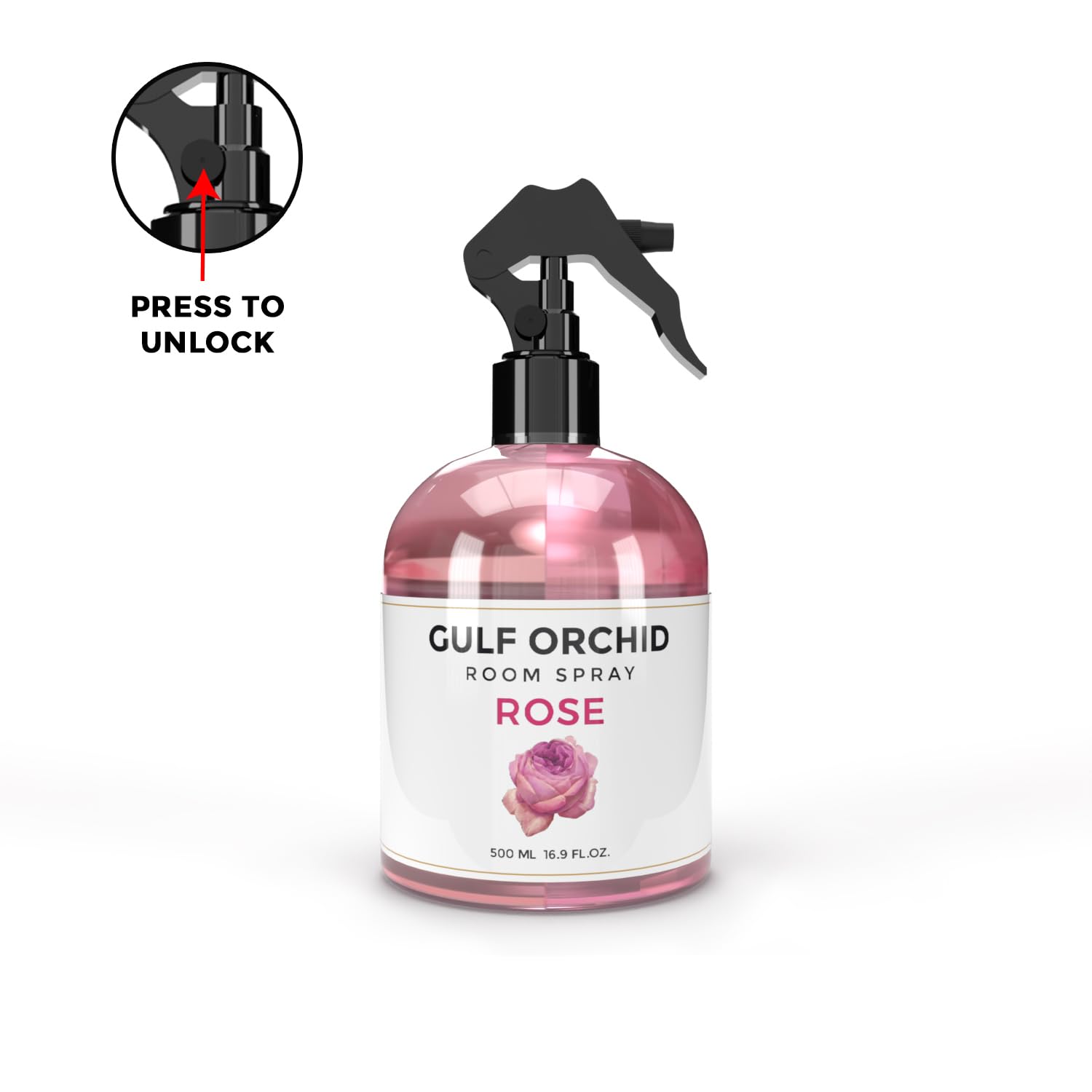 Gulf Orchid Rose Room Spray Air Freshener perfect for home and office 500 ml