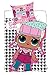 Produktbild Carbotex L.O.L. Surprise Puppe Puppen Doll Kinderbettwäsche 140 x 200 cm