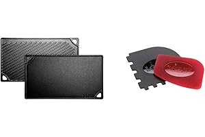 Lodge Grill/Griddle Reversible Pan and Cast Iron Lodge Pan & Grill Scraper Set