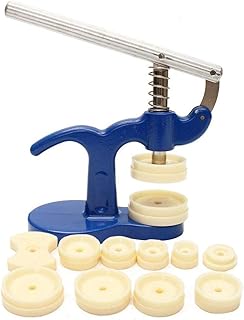 Jzhen Watch Back Press Set/Watch Press Set Case Closer Fitting Watchmaker Repair Tool Kit with 12 Snap on Fitting Dies/Moulds