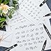 Calligraphy Pen,6 Size Calligraphy Pens for Writing,Brush Pens Calligraphy Set for Beginners,Black Archival Ink Pens,Calligraphy markers,Hand Lettering Pen for Art Drawing,Sketching,Scrapbooking