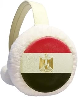 Polaina nacional do Egito África Country Winter Ear Warmer Cable Knit Furry Fleece Earmuff Outdoor