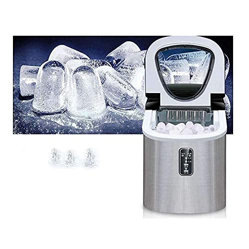 Máquina compacta para hacer cubitos de hielo 12kg miniatura 5