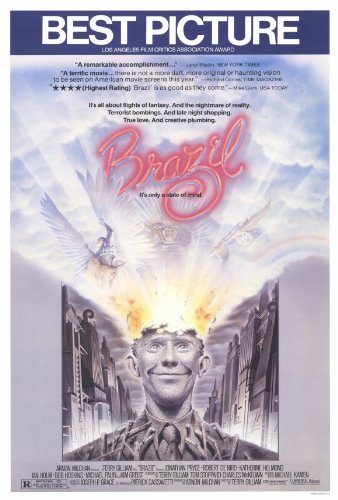 BRAZIL ポスター　映画ポスター　ヴィンテージ Amazon.com: Brazil 27 x 40 Movie Poster - Style A: Posters & Prints