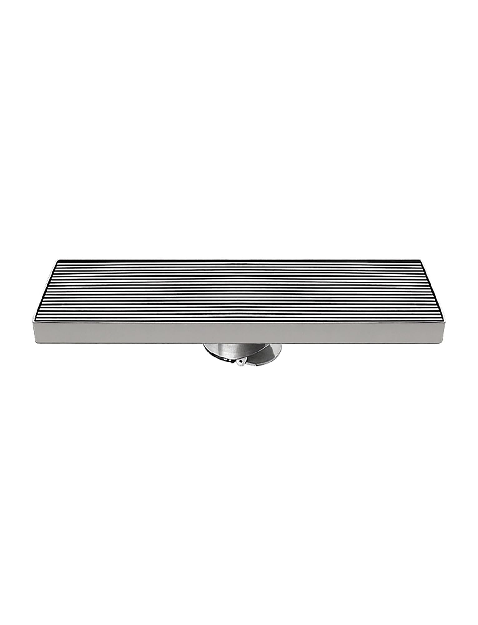 WQPMNYG Stainless Steel Linear Shower Drain with Odor Trap - Perfect for Outdoor Patios & Terraces, Central Drain Design for Optimal Water Flow Management