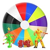 Hay 20 colores diferentes, lo que hace de este producto un gran material para bolígrafos 3D de baja temperatura para crear proyectos coloridos.