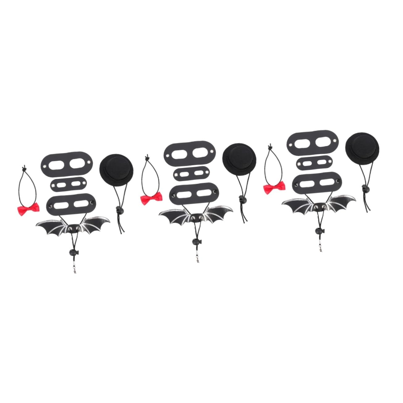 SUPVOX 3sets Guinzaglio e Regolabile Per Lucertole Con Cappello Completo Per Halloween Compleanno e Occasioni Speciali Accessorio Cosplay Per Rettile Portatile e Adjustable
