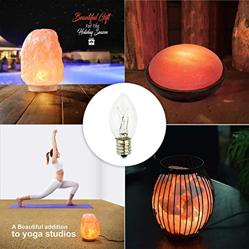 Himalayan Glow Salt Lamp Light Bulbs - Night Light Bulbs - 15 Watt Light Bulbs For Lamp - E12 Incandescent Bulbs - High Temp Resistance #TOP6