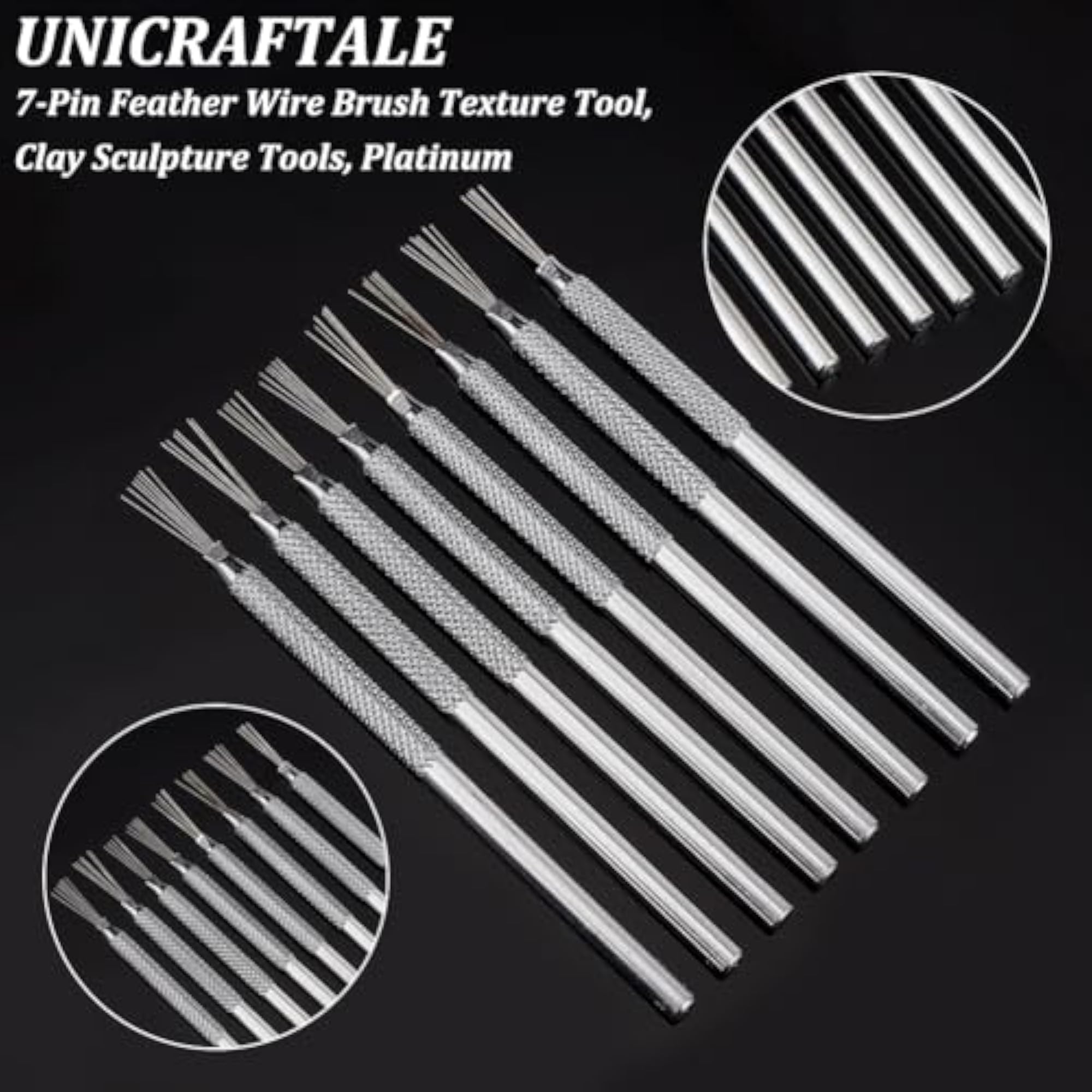8Pcs Clay Ceramic Needle Detail Tools for Sculpting